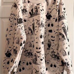 Disney Cream and Black Sweatshirt